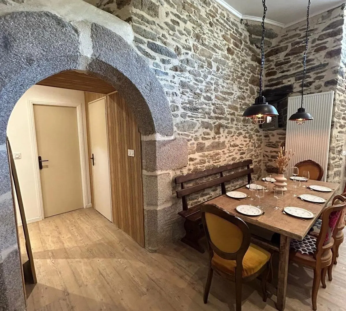 Apartmán Appartement Dans Un Moulin Avec Terrasse Plounéventer Francie